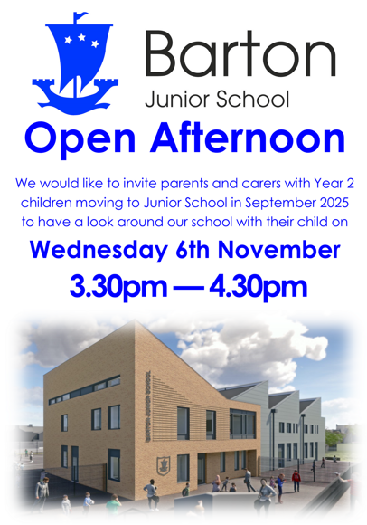 Open evening flyer